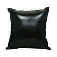 thumbnail image 1 of Faux Leather Throw Pillow Covers 18 X 18 Inches - Black Leather Pilow Covers Pack of 2, Solid Dyed Leather Pillowcases for Couch Bed Sofa Garden Home Decorative, 1 of 6