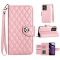 thumbnail image 1 of Faux Leather Wallet Case Compatible with Motorola Moto G Stylus 5G 2023 | Classic Wrist Strap Flip Case | Ultra Slim Card Slots Stand Function Shockproof Phone Cover for Moto G Stylus 5G 2023 - Pink, 1 of 7