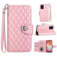 thumbnail image 1 of Faux Leather Wallet Case Compatible with Samsung Galaxy A05 | Classic Wrist Strap Flip Case | Ultra Slim Card Slots Stand Function Shockproof Phone Cover for Samsung Galaxy A05 - Pink, 1 of 7