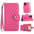 thumbnail image 1 of Faux Leather Wallet Case Compatible with Samsung Galaxy A05 | Classic Wrist Strap Flip Case | Ultra Slim Card Slots Stand Function Shockproof Phone Cover for Samsung Galaxy A05 - Rose, 1 of 7