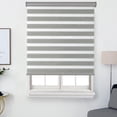 thumbnail image 1 of Faux Linen Zebra Shade, Cordless Free-Stop Zebra Blind with Dual Layer for Bedroom/Living Room/Office, 1 of 1