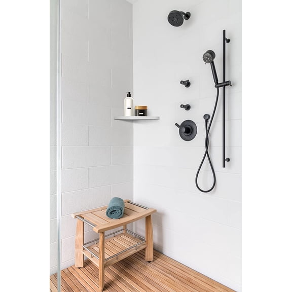 Faux Marble Corner Shelf for Bathroom Shower Wall, Size 9"X9"X3/4", Polished (Calacatta Azure)$$Tools & Hardware Other