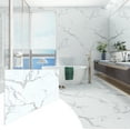 thumbnail image 1 of Faux Marble Panels - 2X4 - Matte - Off-White, Grey, Tan Veins - Covers 31 sqft, 1 of 8