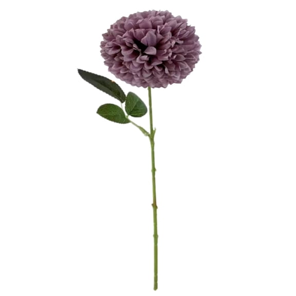 Faux Marigold Flowers, 11-Inch Silk Mums Stems for Veterans Day Wreath DIY Crafts, Red, 1Pc, Qtmrj