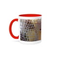thumbnail image 1 of 3dRose, Faux Metallic Giraffe , 15oz Two-Tone Red Mug, 1 of 3