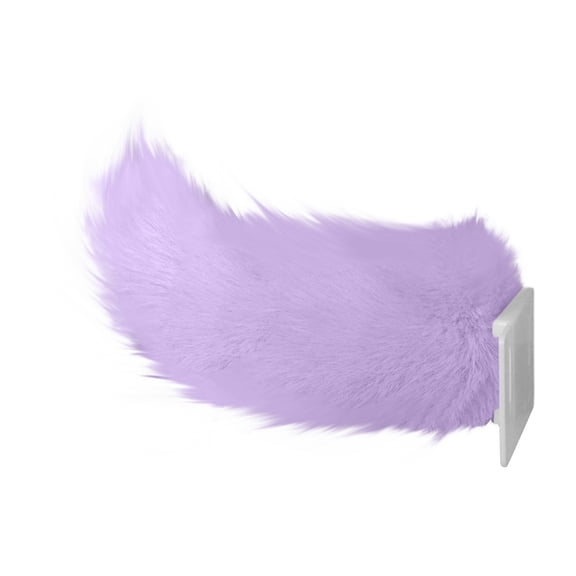 Faux Moving Fox Tail, Halloween, Cat Halloween Costumes, Cat for Student, 12 Inch Remote and Sound Light Purple Plush Accessory for Themed Events and Dress Up Play
