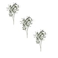 thumbnail image 1 of Faux Olive Leaves Stems, Ongmies Christmas Decorations Indoor, Artificial Olive Branch with Fruits – Single Stem for Courtyard, Wedding & Home Decor, 1 of 5