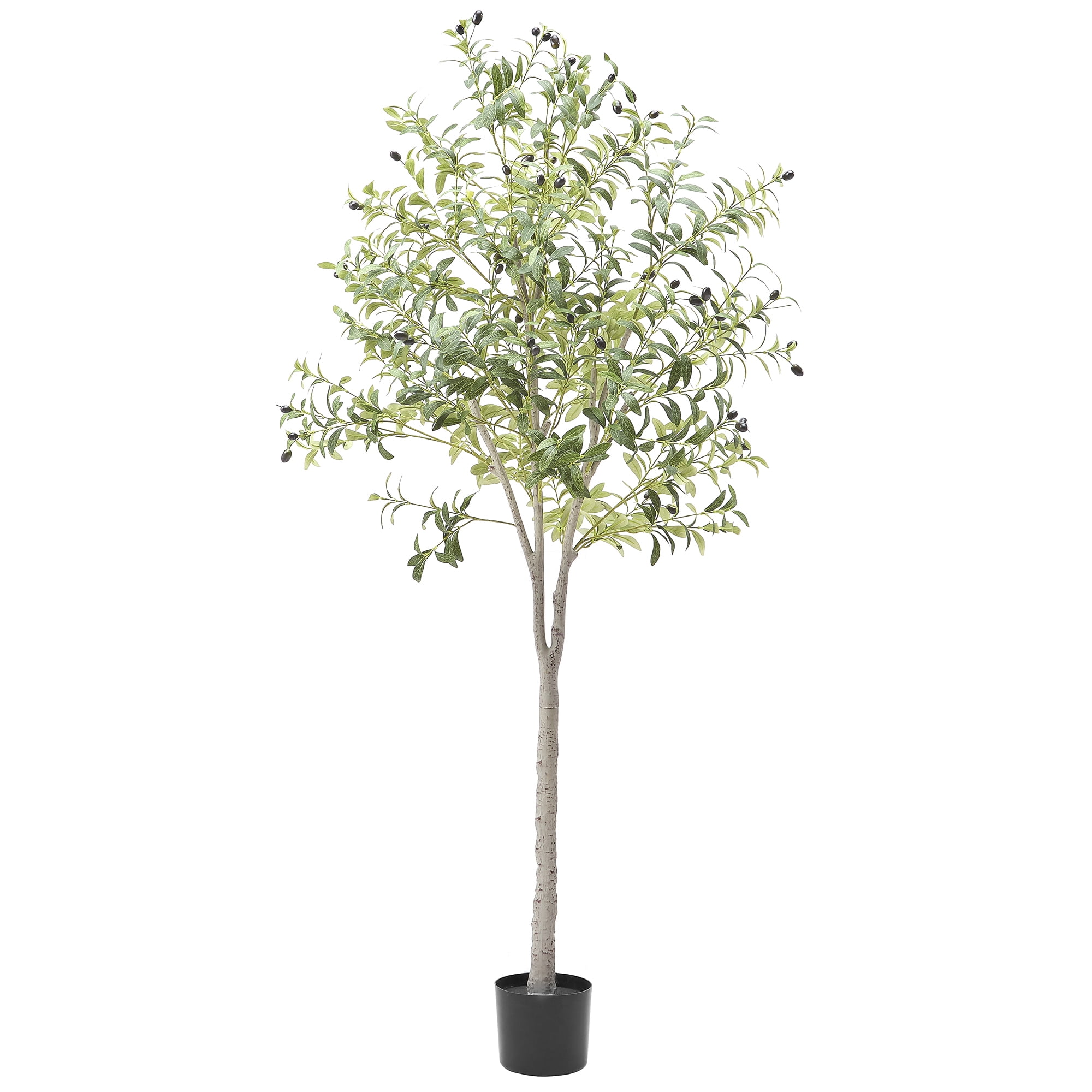 Faux Olive Tree Indoor 6ft Large Tall Artificial Plants Fake Tree for