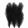 thumbnail image 1 of Faux Pampas Grass 3 Stems, Artificial Pampas Grass - 32 inch Total Pompass Grass Tall Pompous Boho Flower Arrangement and Floor Vase Filler Home Decor for Room Wedding Party (Black), 1 of 6