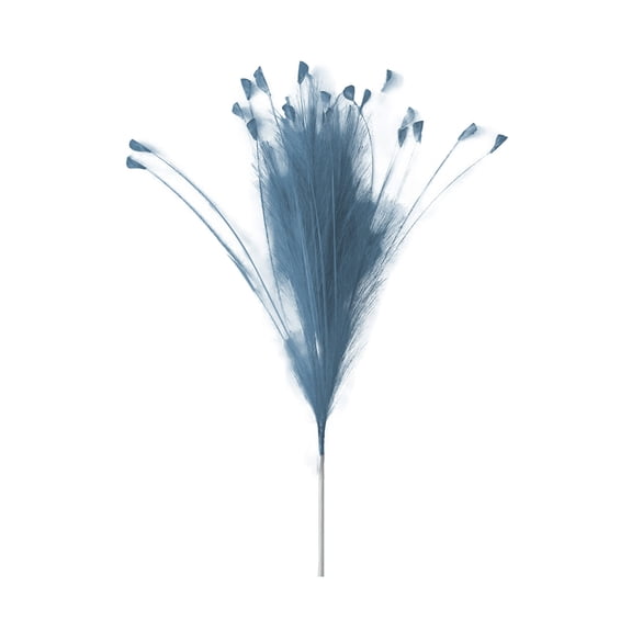 Faux Pampas Grass, Artificial Pampas Grass - Pampas Grass Tall Pampas Boho Flower Arrangement and Floor Vase Filler Home Decor for Room Wedding Party, Blue
