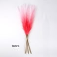 thumbnail image 1 of Faux Pampas Grass Decor, 10pcs Pompas Grass Flower Arrangement and Vase Filler, for Festival Wedding Birthday Party Decoration (Pink), 1 of 7