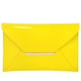 thumbnail image 1 of Faux Patent Leather Envelope Candy Clutch Bag, 1 of 62