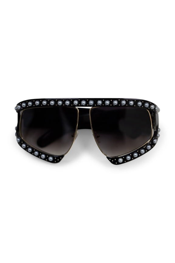 Faux Pearl Studded Sunglasses