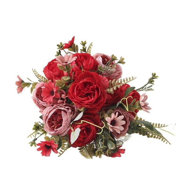 Faux Peonies Peonies Artificial Flowers Peony Bouquet for Vase Table Centerpiece Wedding Decoration Indoor Home Decor Beige Ranunculus Artificial Flowers Real Touch Flowers