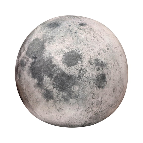 Faux Pillow Toy Round Solar System Model - Educational Plush Decor for Space Enthusiasts & Young Astronomers, Soft and Cozy for Bedtime & Play