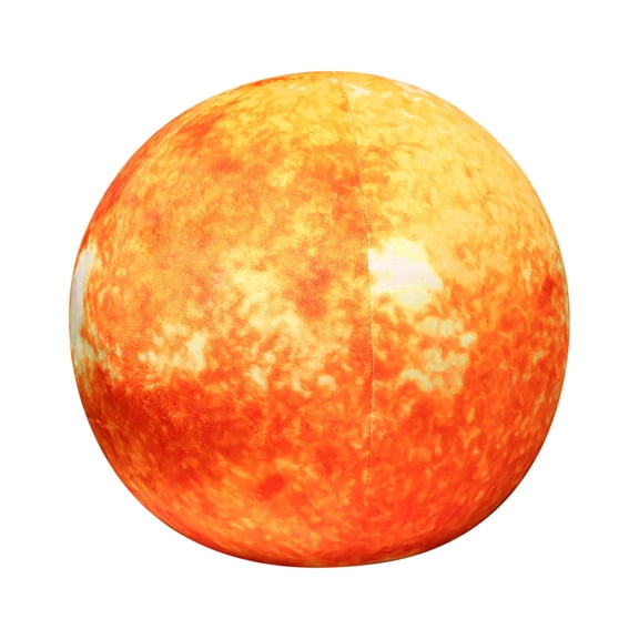 Faux Planet Pillow Toy, Round Model of Solar System, Realistic Design for Cozy Snuggling, Decorative Accent for Bedrooms, Perfect Gift for Young Space Enthusiasts