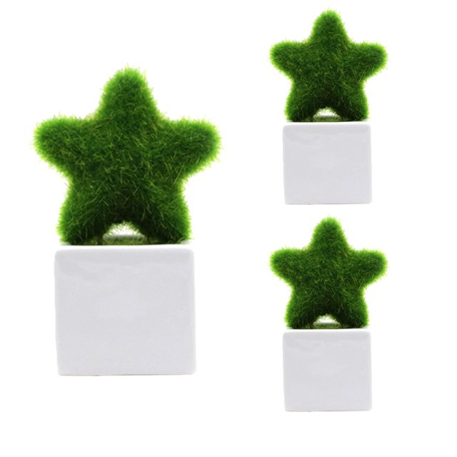 Faux Plant Flocking Bonsai Realistic Plants Decorative Plant Balls