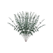 Faux Plants, Fake Eucalyptus Leaves, Artificial Greenery for Wedding Bouquet, Vase Filler, Wall Decor, Wreath, Centerpiece, Home Decoration Stems, 1 Pack