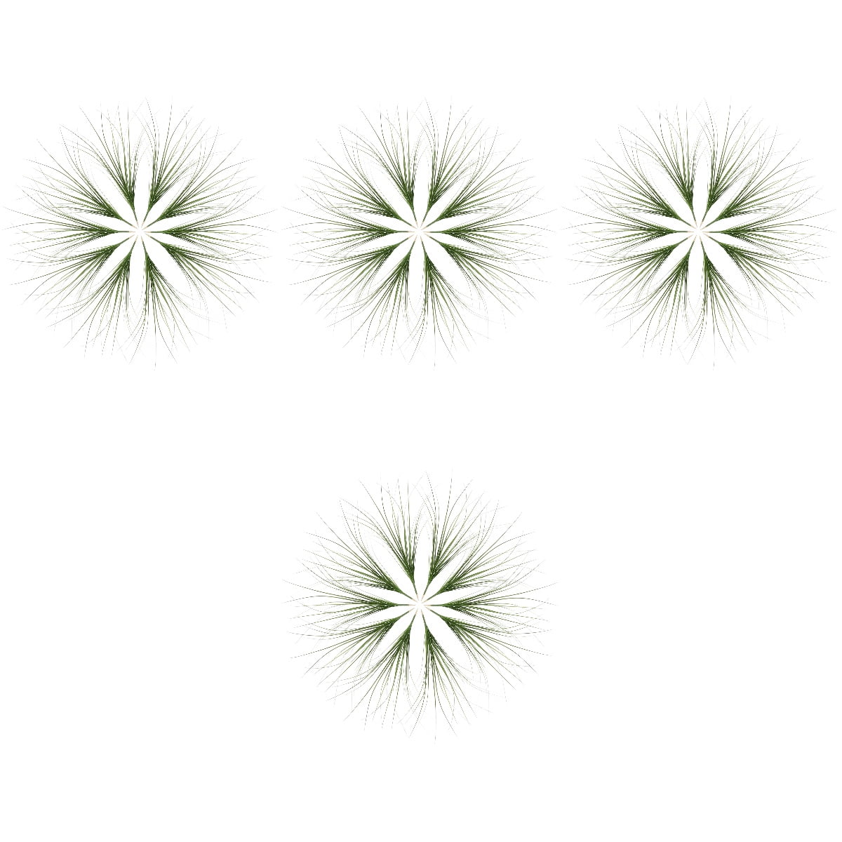 Faux Plants Indoor,40 Pcs Artificial Grass Plants Artificial Greenery ...