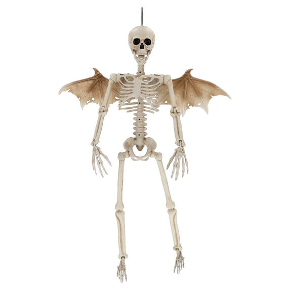 Way To Celebrate, Faux Posable Winged Skeleton, 36-inch, Beige ...