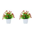 thumbnail image 1 of Faux Potted Plants Artificial Greenery,Realistic Fake Plants with Flowers for Home Desk Decor,Small Indoor Tabletop Decorations for Bathroom,Farmhouse,Shelf Centerpiece,Mother's Day,Christmas Gifts, 1 of 6