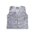 thumbnail image 1 of Faux Rabbit Fur Vest - Grey - Extra Small, 1 of 1