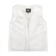 thumbnail image 1 of Faux Rabbit Fur Vest - Off White - Small, 1 of 1