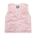 thumbnail image 1 of Faux Rabbit Fur Vest - Pink - Large, 1 of 1