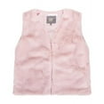 thumbnail image 1 of Faux Rabbit Fur Vest - Pink - Small, 1 of 1