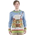 thumbnail image 1 of Adult's Funny Faux Ugly Christmas Sweater Elves Gone Wild Shirt Small 34-36, 1 of 2