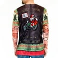 thumbnail image 1 of Faux Real F130931 Xmas Biker Sweater w/ Tattoos Costume-XXL, 1 of 3