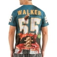 thumbnail image 1 of Faux Real Shirt F127689-XXL Mens Zombie Football Player Halloween T-Shirt, Multicolor - 2XL, 1 of 3