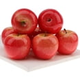 thumbnail image 1 of Faux Red Apples Artificial Apple Model Fake Simulation Lifelike 6 PCS Fruits Set for Home Kitchen Wedding Party Decoration Photography Props, 1 of 3