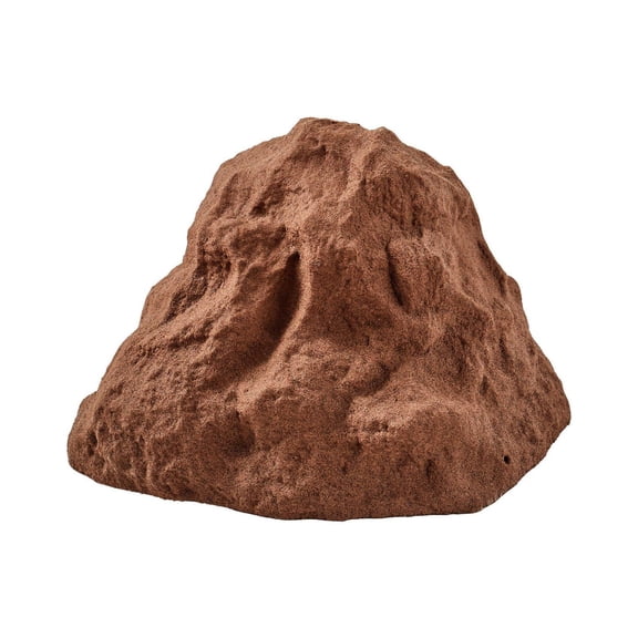 Faux Rock Cover Outdoor, Fake Rock Well Pump Cover, Realistic Stone Texture, Weather-Resistant Polyresin Artificial Boulder for Garden Yard Dcor, Brown Small