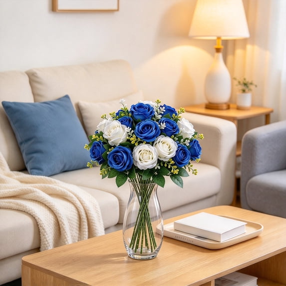 Reeception Table Faux Rose Bouquet That Keeps a Table Looking Fresh Through Every Season ...