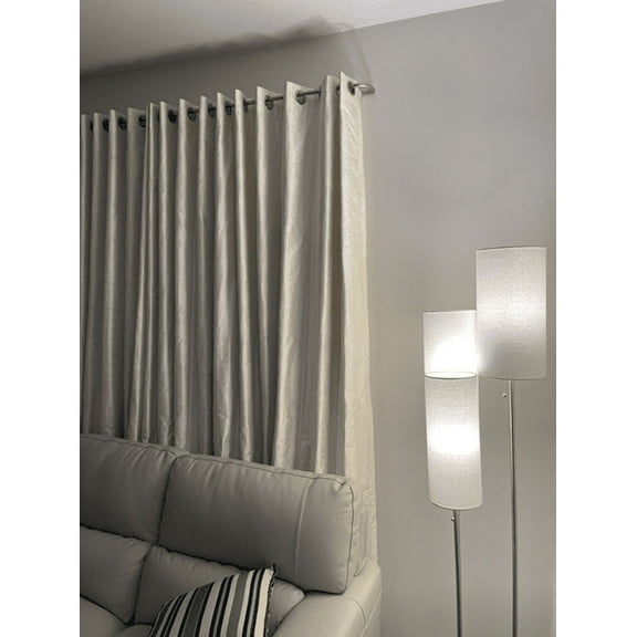 Faux SIlk Blackout Curtain with for total Darkness 50" X 96"