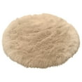 thumbnail image 1 of Sheepskin Round Rug 15.7 Inch, Fluffy Shag Circle Rug for Bedroom, Nursery, Living Room, Washable Non- Fuzzy Area Rug for Home Decor and Kids Playroom, 1 of 1