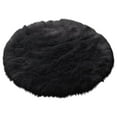 thumbnail image 1 of Faux Sheepskin Round Rug 15.7 Inch, Fluffy Shag Circle Rug for Bedroom, Nursery, Living Room, Washable Non-Slip Fuzzy Area Rug for Home Decor and Kids Playroom, 1 of 5