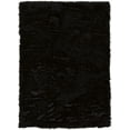 thumbnail image 1 of Faux Sheepskin Rug Black 5x7 Soft Tufted Comfortable Multi Size, 1 of 5