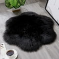 thumbnail image 1 of Faux Sheepskin Rug, Plush Carpet Mat, Soft Non-Slip Area Rug for Bedroom Floor Warmth, 1 of 2