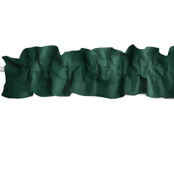 Faux Silk Dupioni Curtain Sleeve Topper Window Treatment