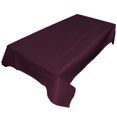 thumbnail image 1 of Faux Silk Dupioni Tablecloth Burgundy, 1 of 2