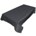 thumbnail image 1 of Faux Silk Dupioni Tablecloth Charcoal Grey, 1 of 2