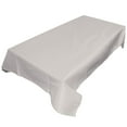 thumbnail image 1 of Faux Silk Dupioni Tablecloth Light Silver, 1 of 2