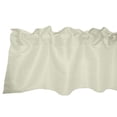 thumbnail image 1 of Faux Silk Dupioni Window Valance 56 Inch Wide Ivory, 1 of 1