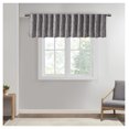 thumbnail image 1 of Faux Silk Embroidered Window Valance Grey 50x18" Grey + Polyester, 1 of 8