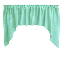 Faux Silk Solid Dupioni Swag Window Valance 72" Wide / 36" Tall