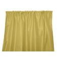 thumbnail image 1 of Faux Silk Solid Dupioni Window Curtain 56 Inch Wide Gold, 1 of 1