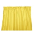 thumbnail image 1 of Faux Silk Solid Dupioni Window Curtain 56 Inch Wide Yellow, 1 of 1