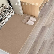 Faux Sisal Carpet, Japanese Floor Mat Faux Jute, Cuttable Non Slip TPR Rubber Backing, Washable Absorbent, For Entrance Living Room Bedroom, Bathroom Rugs